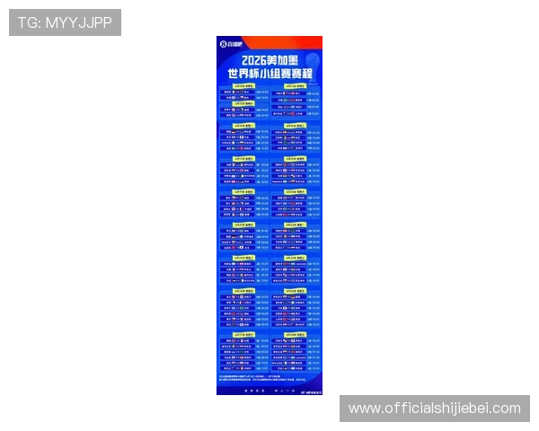 2026年世界杯比赛时间及重要比赛日期详细预测